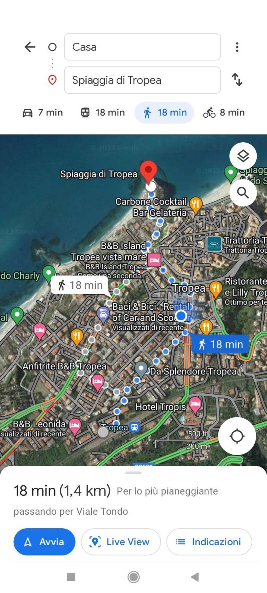 B&B Leonida Tropea Luaran gambar